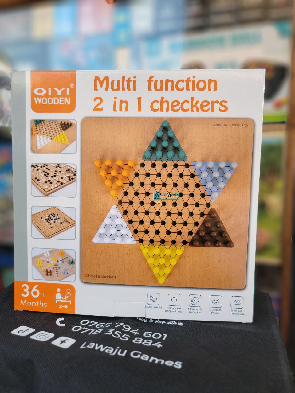 2-in-1 Checkers (Chinese + Classic)
