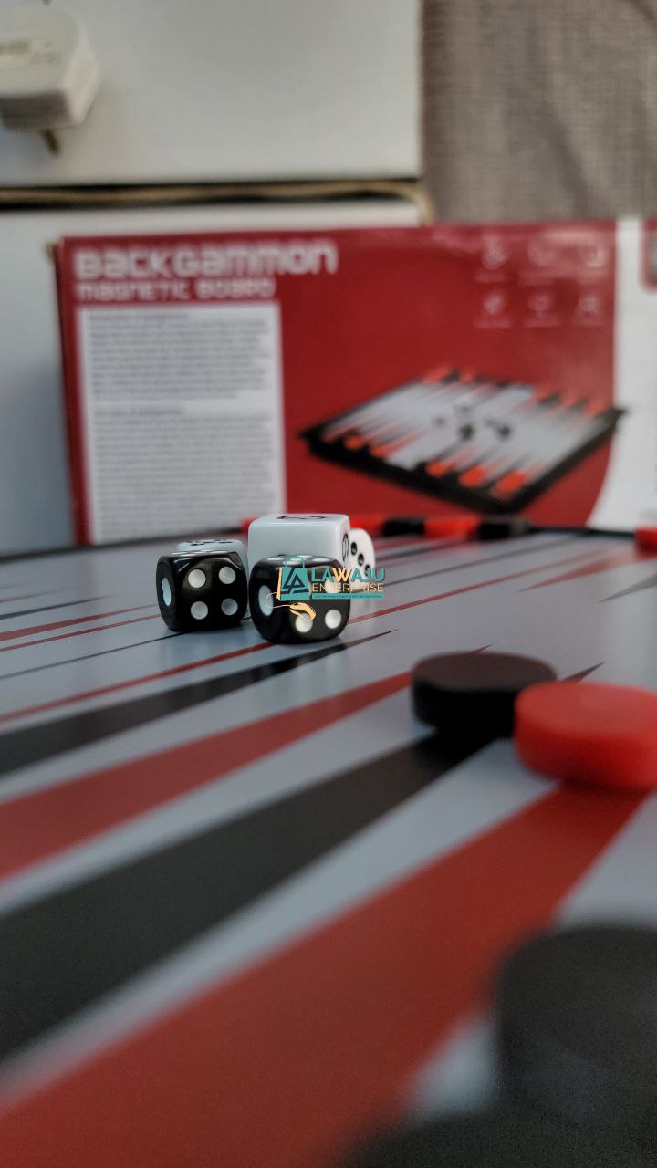 Backgammon magnetic board