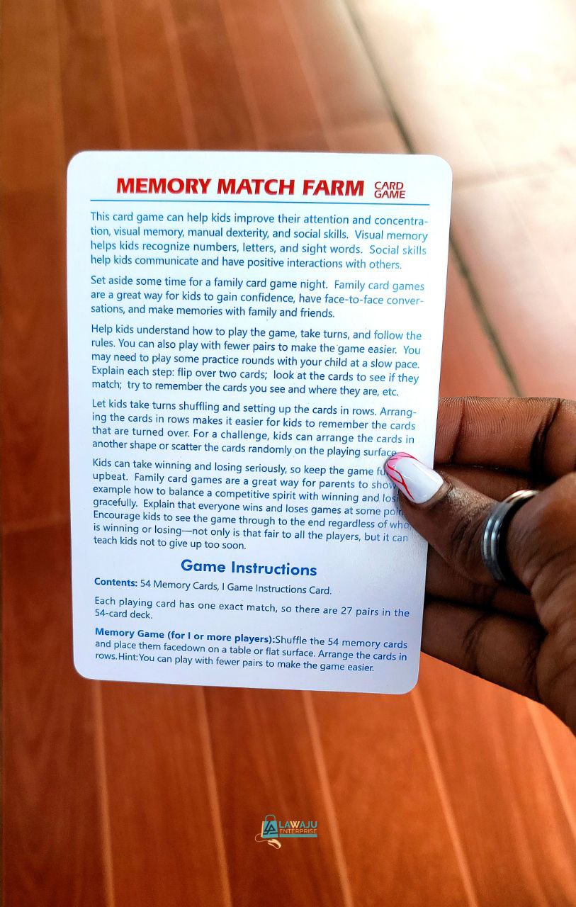 Memory Match Card Game