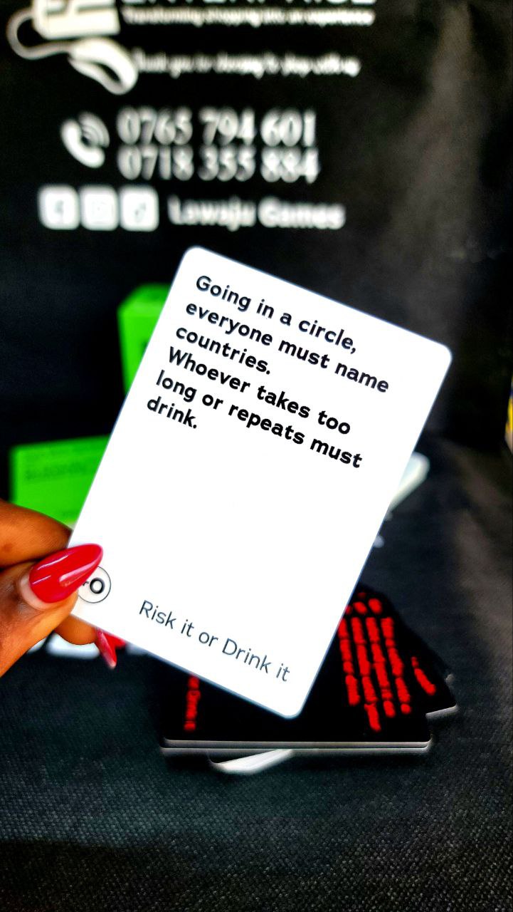 Risk it or Drink it (Wild Fun) Card Game