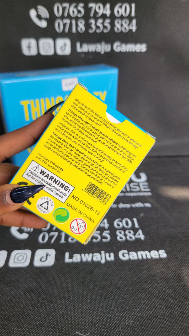 Things they don’t teach you in school