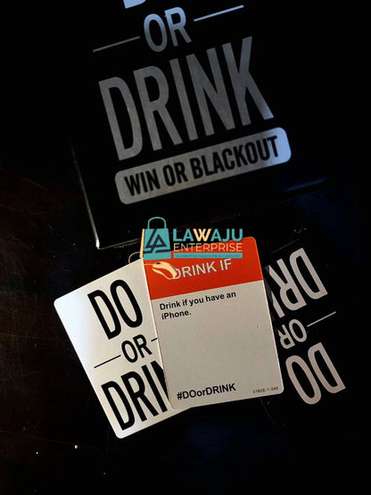 Do or Drink (Win or Blackout) Card Game
