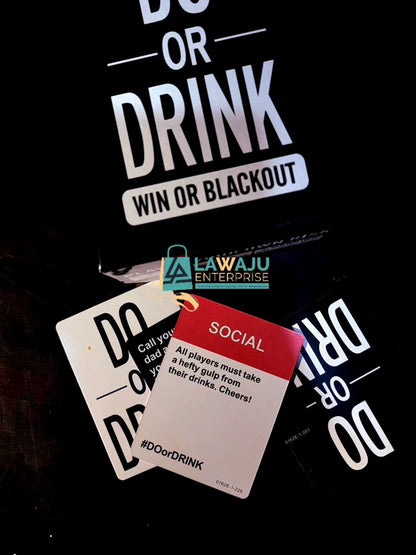 Do or Drink (Win or Blackout) Card Game