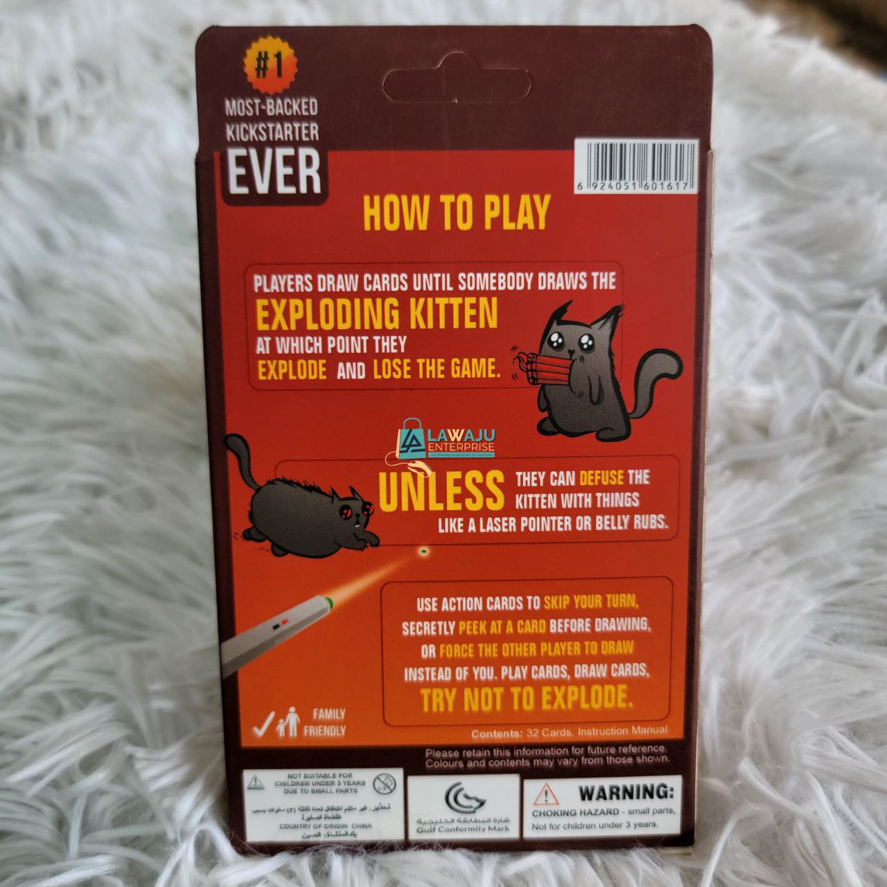 Exploding Kittens (2 player) Card Game