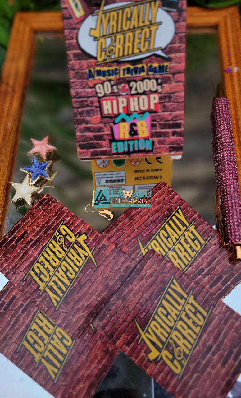 Lyrically Correct card game