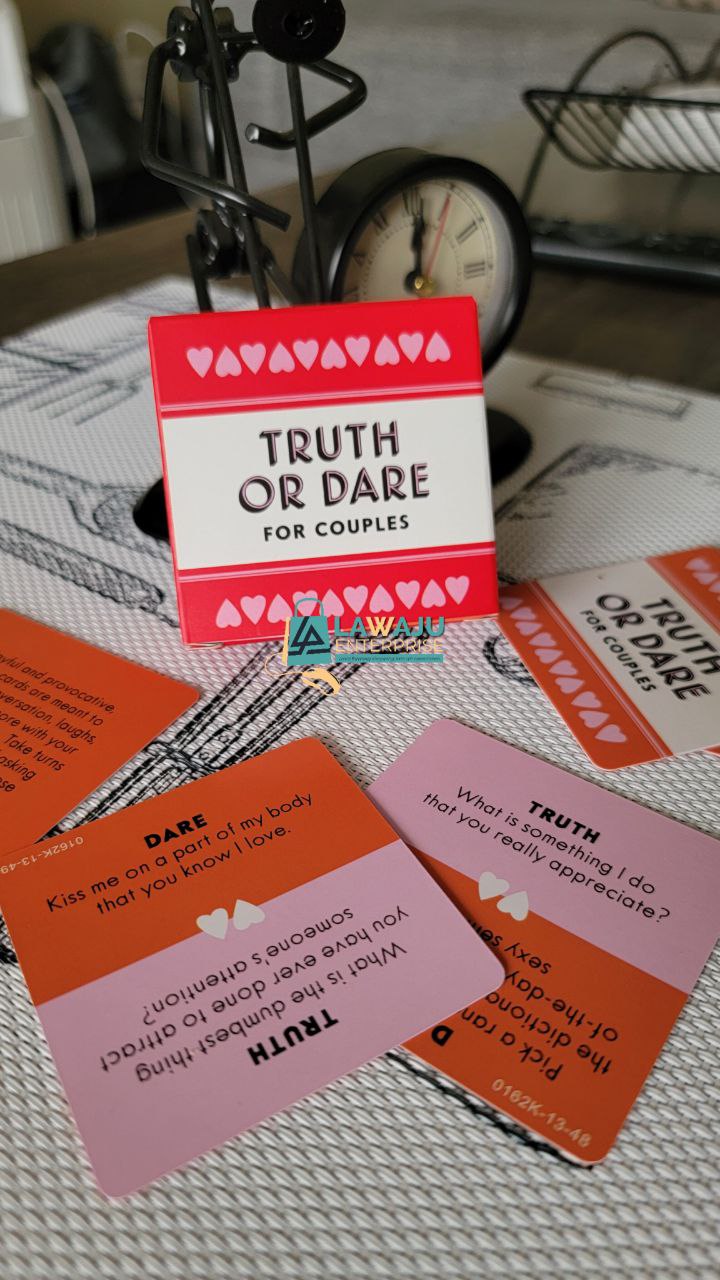 Truth or Dare Couples Card Game