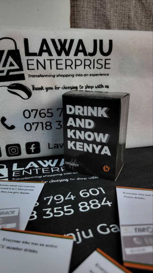 Drink And Know Kenya [Throwback extension pack] Card Game