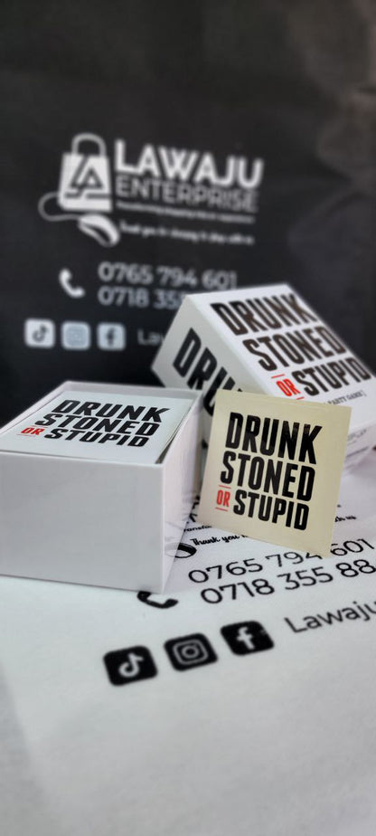 Drunk, Stoned or Stupid card game