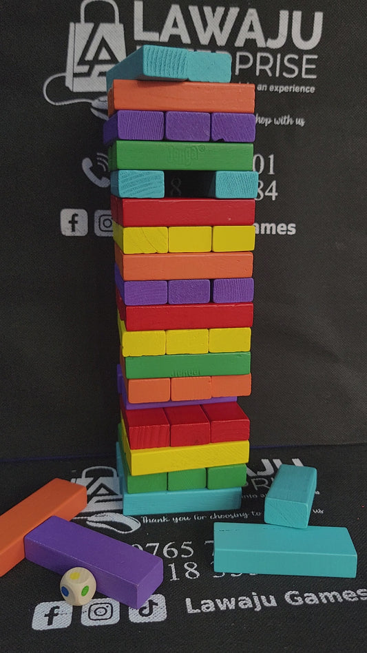 Jenga (colored) 54 blocks