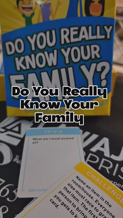 Do You Really Know Your Family Card Game