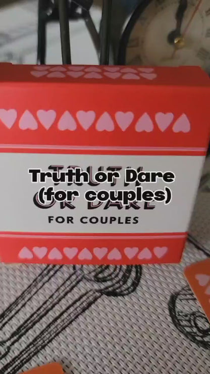 Truth or Dare Couples Card Game