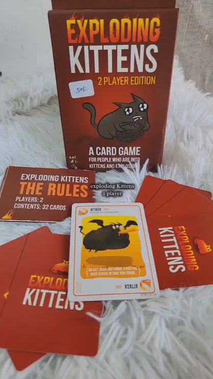 Exploding Kittens (2 player) Card Game