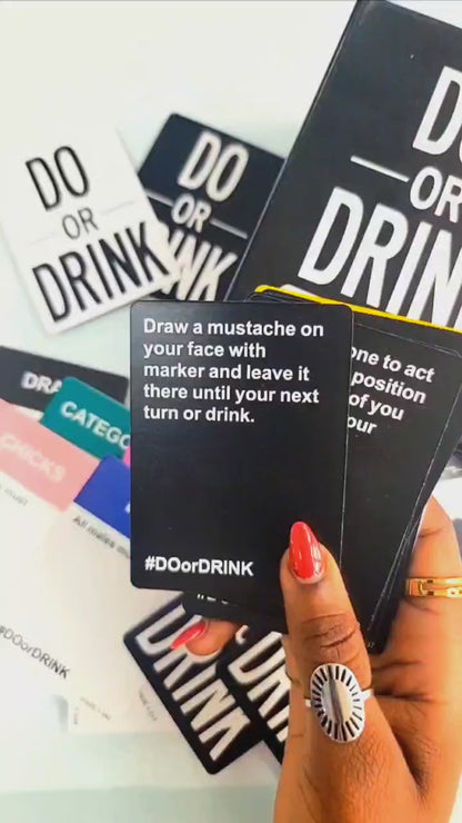 Do or Drink (Win or Blackout) Card Game