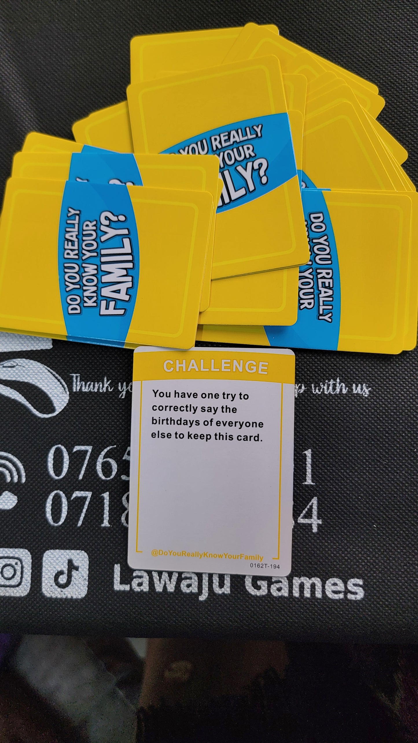 Do You Really Know Your Family Card Game