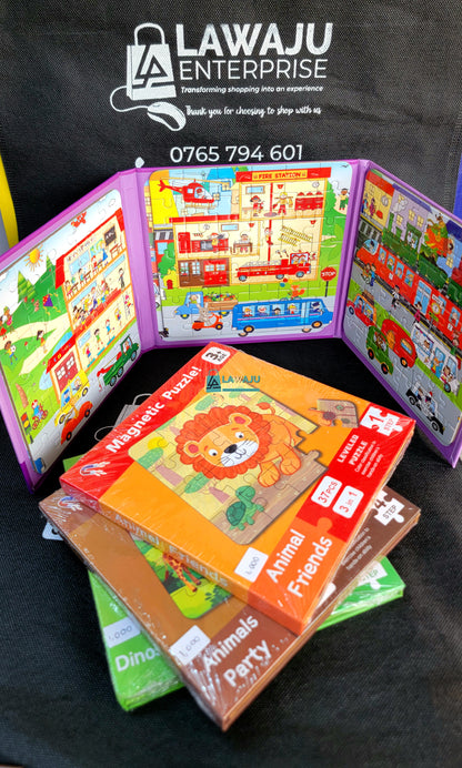 3in 1 Kids Magnetic Puzzles