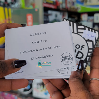 Top of Mind Card Game