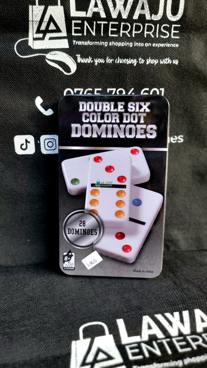 Double Six Color Dot Dominoes