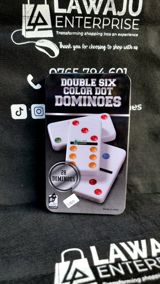Double Six Color Dot Dominoes