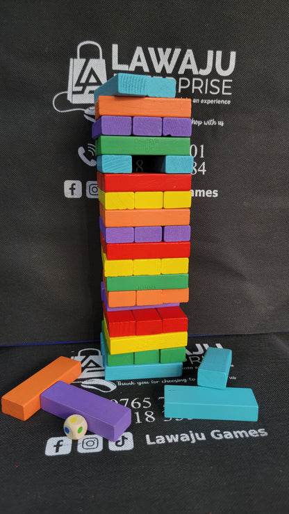 Jenga (colored) 54 blocks