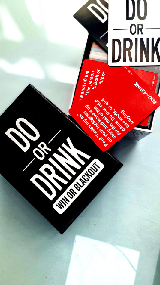 Do or Drink (Win or Blackout) Card Game