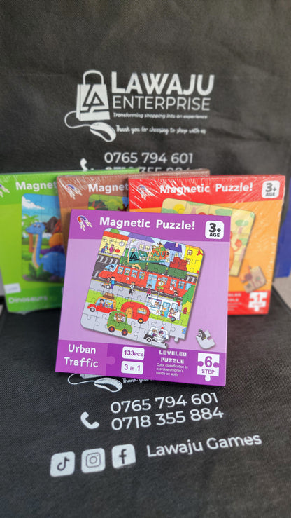 3in 1 Kids Magnetic Puzzles