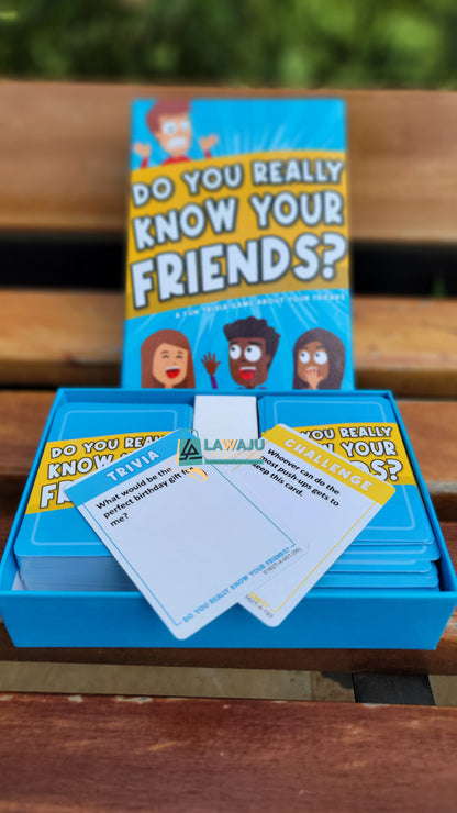 Do You Really Know Your Friends? Card Game