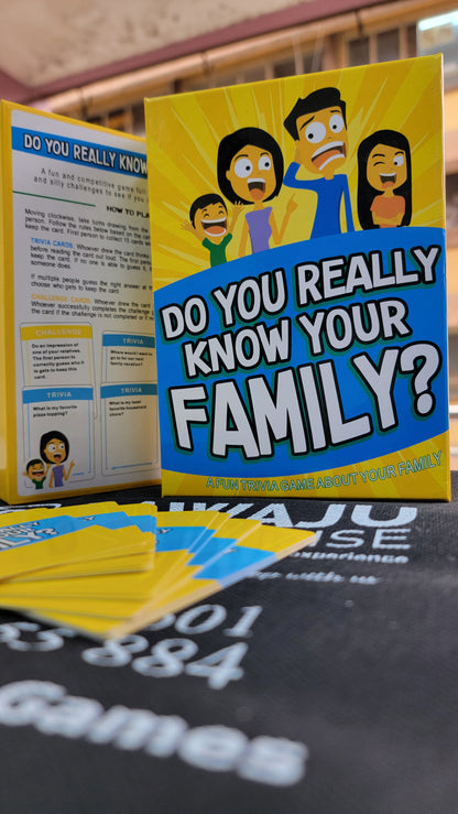 Do You Really Know Your Family Card Game