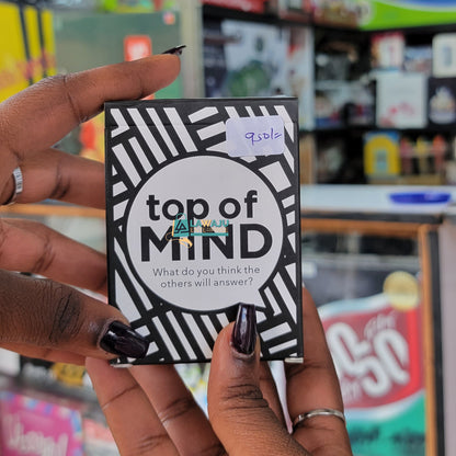 Top of Mind Card Game