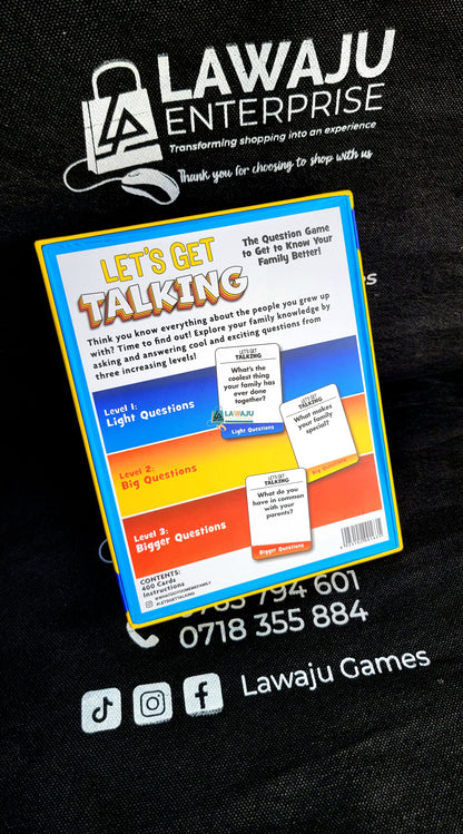 Let's Get Talking! Card Game