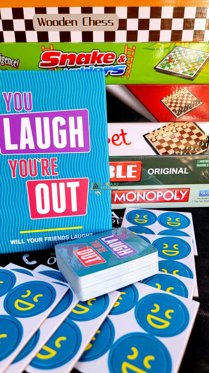 You Laugh You're Out Card Game